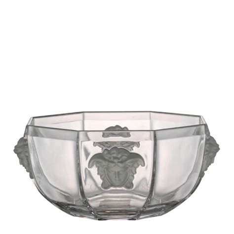 versace glass fruit bowl|Versace Rosenthal Medusa Lumiere Crystal Bowl .